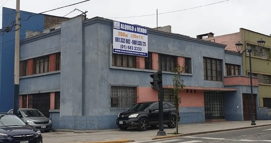 VENTA O ALQUILER  AV.JUAN DE ARONA EN ESQUINA 260M2 ( 20x13)   SAN ISIDRO