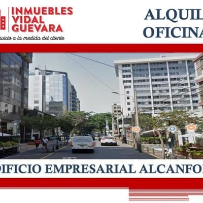 ALQUILER DE OFICINA IMPLEMENTADA DE  M EN  CE ALCANFORES  MIRAFLORES