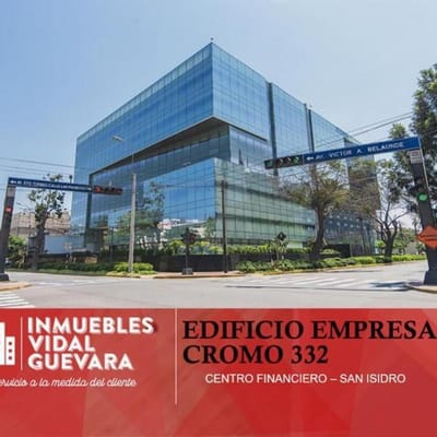 ALQUILER DE OFICINA  M EN EDIFICIO CROMO   SAN ISIDRO