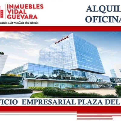 ALQUILER DE OFICINA  AMOBLADA   M  EDIFICIO PLAZA DEL SOL SAN ISIDRO