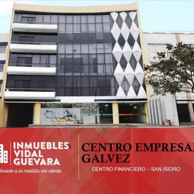 ALQUILER OFICINA IMPLEMENTADA DE  M EN EDIFICIO GALVEZ  SAN ISIDRO