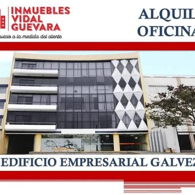 ALQUILER OFICINA IMPLEMENTADA DE  M EN EDIFICIO GALVEZ  SAN ISIDRO