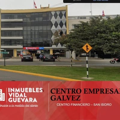 ALQUILER OFICINA IMPLEMENTADA DE  M EN EDIFICIO GALVEZ  SAN ISIDRO