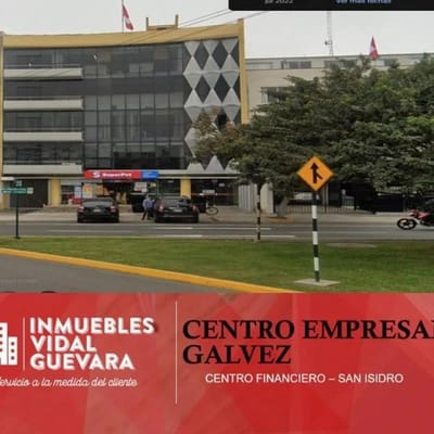 ALQUILER OFICINA IMPLEMENTADA DE  M EN EDIFICIO GALVEZ  SAN ISIDRO