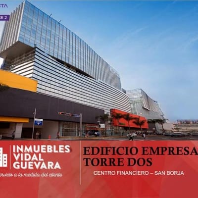 ALQUILER OFICINA IMPLEMENTADA DE  M  TORRE DOS  SAN BORJA