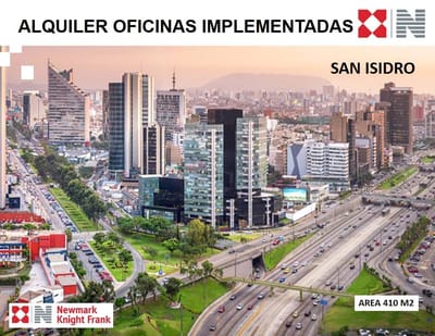 Alquiler de Oficina Implementada en San Isidro 410 m2