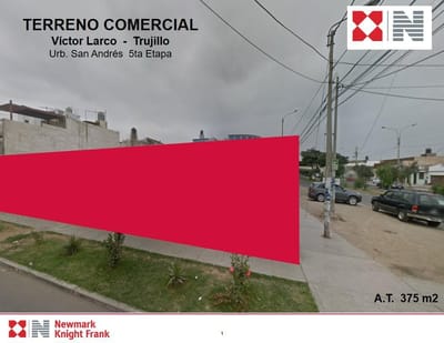 Venta de Terreno Comercial Victor Larco - Trujillo- 375 m2