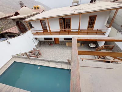 OFERTA CASA EN URB EL CUADRO CHACLACAYO 4 DORMITORIOS/PISCINA/4 COCHERAS