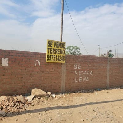VENTA DE TERRENO EN PUENTE PIEDRA