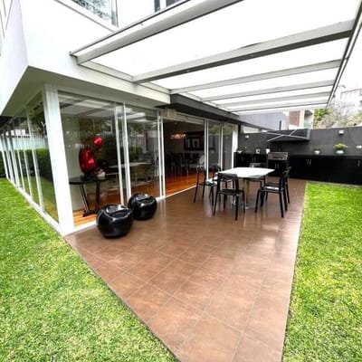 Lindo departamento con terraza jardn y bbq en zona de parques de Mirasidro