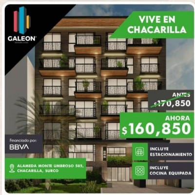 HERMOSOS DEPAS EN CHACARILLA VIVE COMO LO SOASTE ENTREGA SEPTIEMBRE