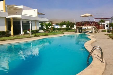 (OCASIÓN POR VIAJE ) CASA DE PLAYA EN CHOCALLA , ASIA