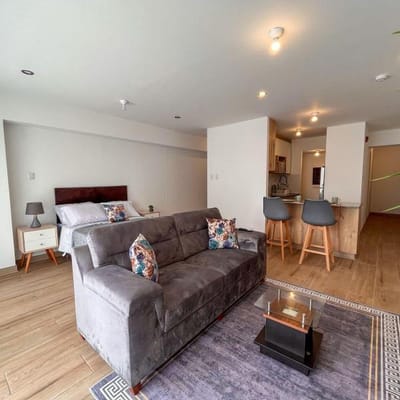 ALQUILER LOFT AMOBLADO DE ESTRENO EN JR ALBEBARAN EL POLO