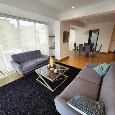 ALQUILER DEPARTAMENTO AMOBLADO MIRAFLORES  CERCA A LARCOMAR