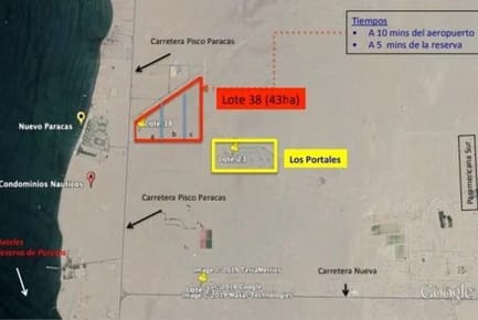 Terreno Residencial yo Comercial Pisco  Paracas