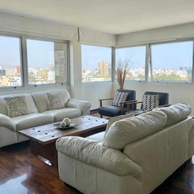 Alquilo departamento amoblado de 150m² frente al Parque Olivar, San Isidro