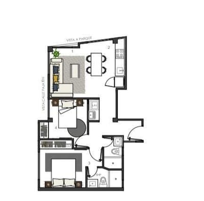 VENDO LINDO DEPARTAMENTO EN PROYECTO