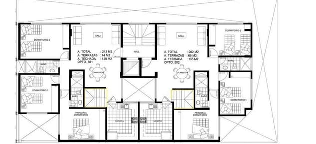 Venta dpto penthouse duplex en proyecto en Higuereta Surco