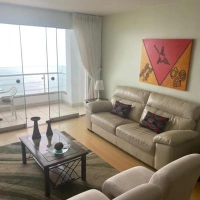 ALQUILO O VENDO FRENTE AL MAR $1,200, AMOBLADO 3 DORMITORIOS 120 M2
