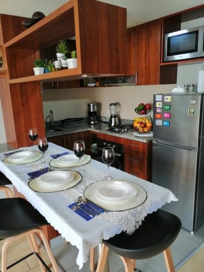 VENTA  BELLO DEPTO  AMOBLADO Y EQUIPADO FULL