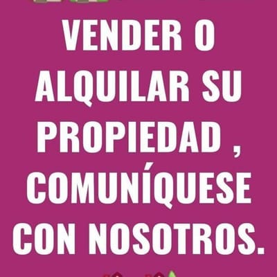DESEA VENDER O ALQUILAR SU PROPIEDAD PUEBLO LIBRE