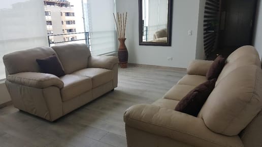 DEPARTAMENTO AMOBLADO DE 2 DORMITORIOS EN MIRAFLORES