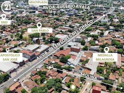 Terreno en Fernando de la Mora a metros de la Avda Defensores del Chaco
