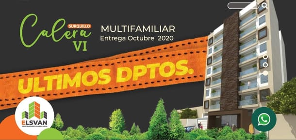 ÚLTIMOS DPTOS - LA CALERA VI
