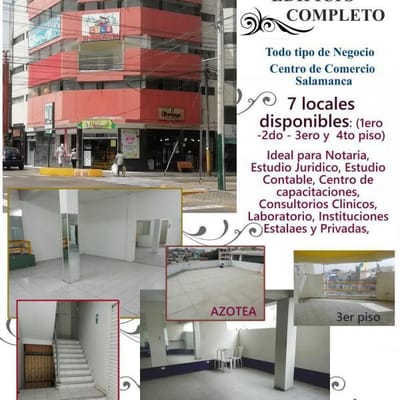 Alquilo edificio con 7 locales disponibles, centro financiero Salamanca