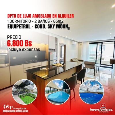 DEPARTAMENTO DE 1 DORMITORIO EN ALQUILER  A ESTRENAR 