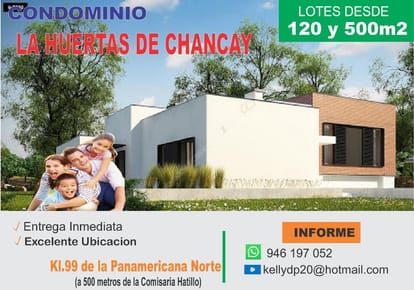 TERRENO EN CHANCAYLLO