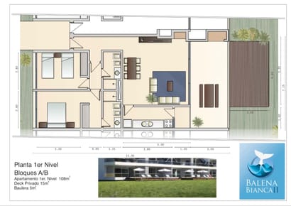 BALENA BIANCA II Apartamento 2 Dormitorios, Punta Ballena