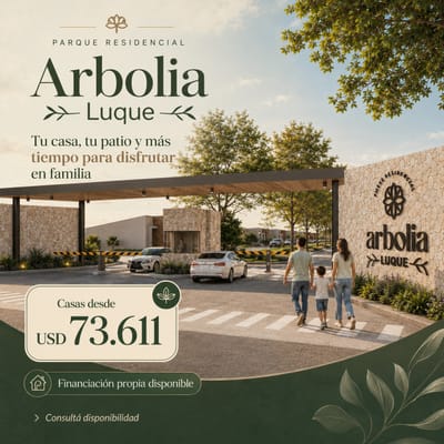 En Pozo: Casas de 2 y 3 Dormitorios en Arbolia Luque 