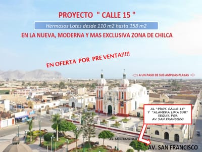 LOTES DE 114 m2 de $28 MIL A SOLO $19 MIL EN ALAMEDA LIMA SUR