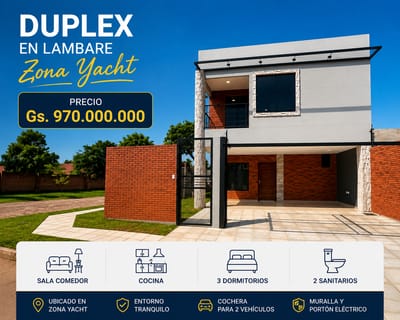 DUPLEX EN LAMBARE A ESTRENAR 