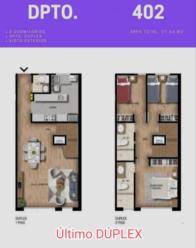 Duplex - Últimos Dptos Diciembre 2022
