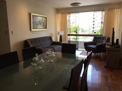 Alquilo lindo departamento amoblado y equipado! A 2 cuadras de Larcomar $830.