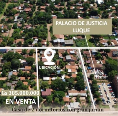 Casa en Venta 2 dormitorios - Luque, Central