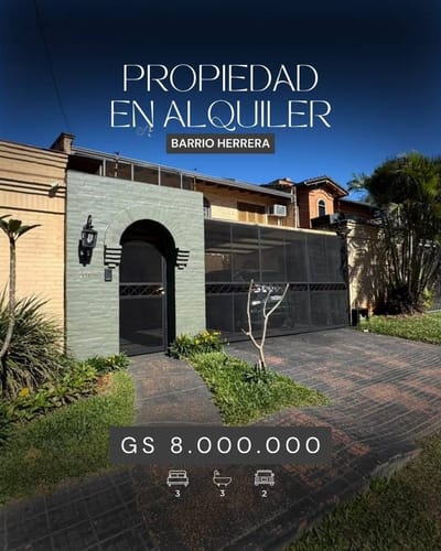 Alquilo Casa En Barrio Herrera