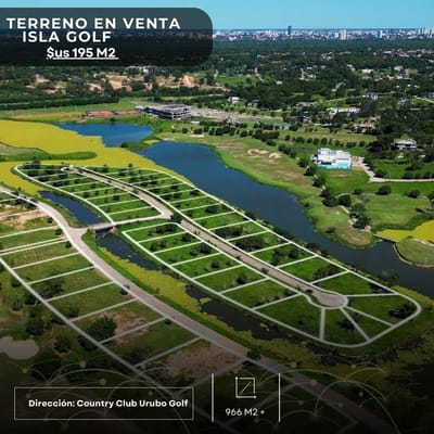Terrenos en venta en el Urubo Golf Country Club En Los Modulos 2b, 4 Y 9