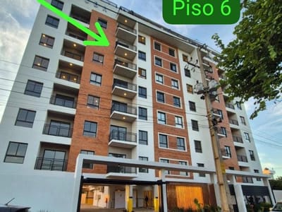 Vendo Departamento Semiamoblado A Estrenar En El Edificio Zuba 12 Km 8 Cde