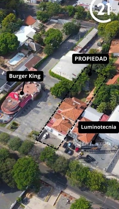 Amplia oficina en terreno de 1.185 m² | Villa Morra