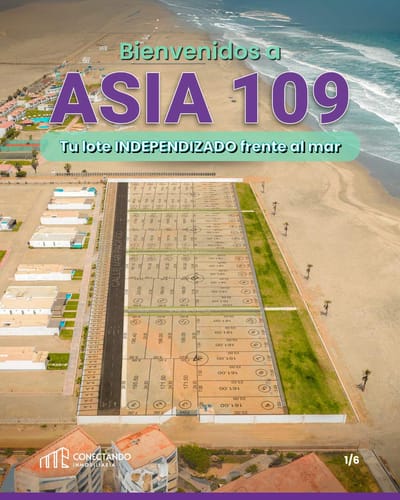 Lote Frente Al Mar En Asia Km 109
