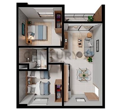 Vendo Departamento de 2 Dormitorios en Zuba VI - Luque zona CIT con RENTA ACTIVA