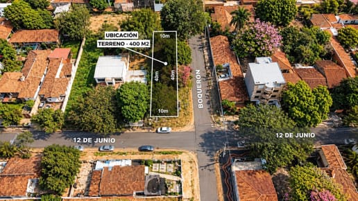 TERRENO EN ESQUINA - LAMBARÉ 