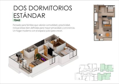 VENDO DEPARTAMENTO EN POZO EN LAMBARE - 2 dormitorios