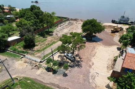 SE VENDE TERRENO A ORILLAS DEL RÍO PRAGUAY