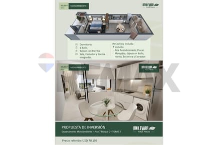 VENDO MONOAMBIENTE EN SAN LORENZO