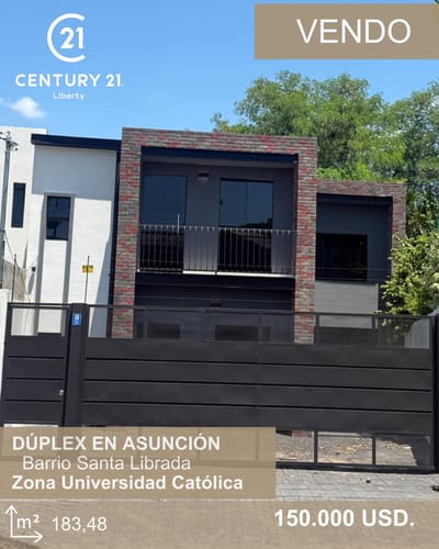 VENDO HERMOSO DÚPLEX EN ASUNCIÓN