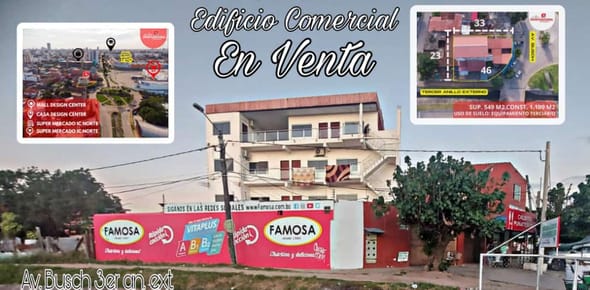 EDIFICIO COMERCIAL Y MULTIFAMILIAR EN VENTA-